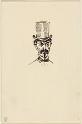Homme au chapeau haut de forme