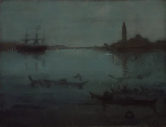 Nocturne en bleu et argent : la lagune, Venise