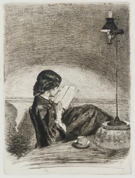 Lecture à la Lampe