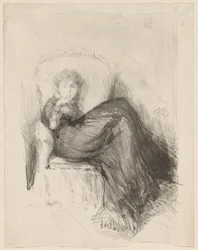 Étude : Maud assise