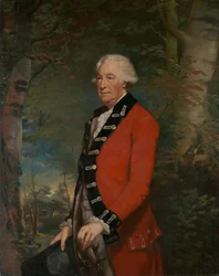 Sir Ralph Milbanke, Bt., en uniforme de la milice du Yorkshire (North Riding)