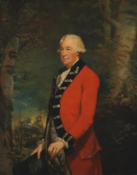 Sir Ralph Milbanke, Bt, en uniforme de la milice du Yorkshire (North Riding)