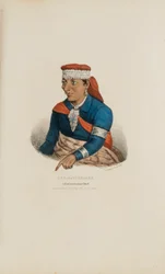 KEE-O-TUCK-KEE ; un chef de Pottowattomie, extrait du Portfolio autochtone