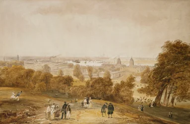 Vue de Londres depuis Greenwich