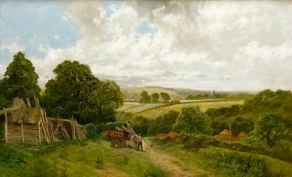 Le canal à Old Basing, Hampshire
