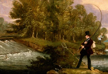 Pêche à la truite sur la Lea