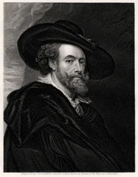 Pierre Paul Rubens, artiste flamand, 19e siècle