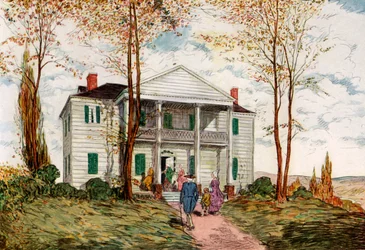 Morris-Jumel Mansion, Washington Heights, 18e siècle, 1921