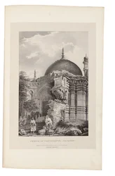 Temple de Vishweshwur, Bénarès 1831-33 (lithographie)