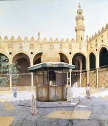 Le kiosque dans la cour de la mosquée al-Maridani, Le Caire