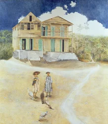 Deux vieilles sœurs, Jacmel, Haïti, 1974