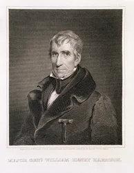 Major Général William Henry Harrison, gravé par Richard W. Dodson