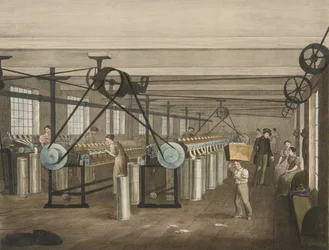 Bobbin and Drawing Frames, Progrès du coton n° 5, pub. 1840