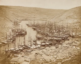 Port de Balaklava, vue vers le nord, 1856
