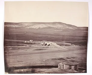 « Pont Traktir ». Guerre de Crimée. Pont Traktir sur la rivière Tchernaïa près de Balaklava.