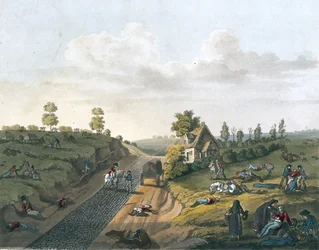 Vue du cottage de Valette, 1817