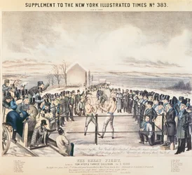Le Grand Combat entre Tom Hyer et Yankee Sullivan, 1849