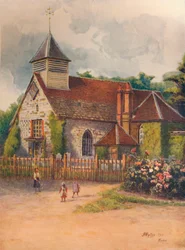 Église Saint-Georges, Esher, 1911, 1914