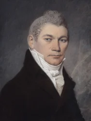 M. Brown de Philadelphie (pastel sur papier gris)