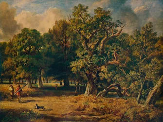 Forêt de Windsor, vers 1835