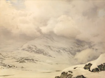 Un monde de neige et de nuages