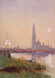 Scène de rivière, 1887