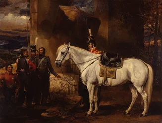 Le cheval préféré du comte Platoff et cinq de ses cosaques, c.1815