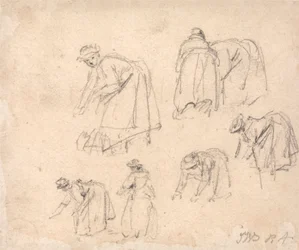 Études de figures : Femmes travaillant