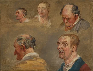 Études de Jacky Turner et du jardinier du révérend Charles Hope