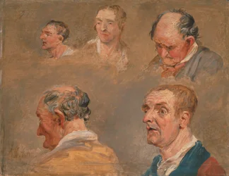 Études de Jacky Turner et du jardinier du révérend Charles Hope