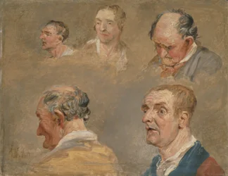 Études de Jacky Turner et du jardinier du révérend Charles Hope, c.1800-15