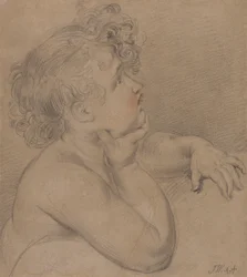 Étude de la nature, un des enfants de la charité pour le grand tableau de l