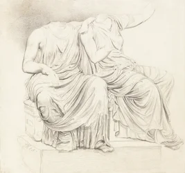 Étude de Deux Statues Classiques Sans Tête