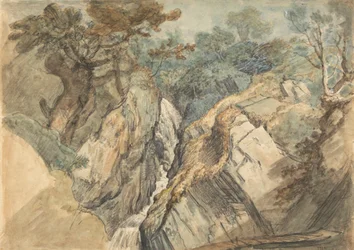 Cascade, nord du Pays de Galles