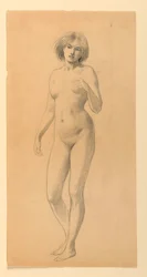 Femme nue debout