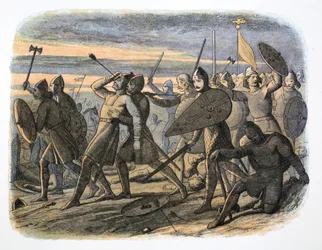 Mort du roi Harold, bataille de Hastings, 1066