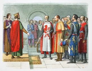 Le roi Henri III et son Parlement, Westminster, 1258, 1864