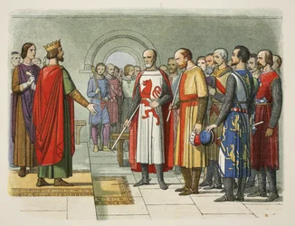 Le roi Henri III et son Parlement, Westminster, 1258, de 