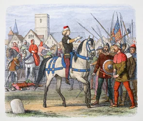 Le roi Richard II rencontre les rebelles à Smithfield, Révolte des paysans