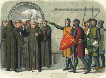 Les moines de Christchurch expulsés, 1209, 1864