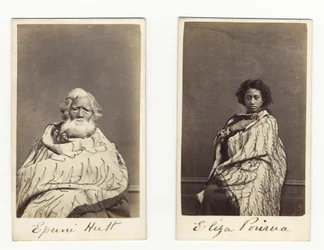 Epuni Hutt et Eliza Porirua, vers 1865