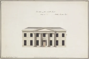Soho House : Plan du rez-de-chaussée ; Plan de l