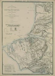 Carte des environs de Sébastopol