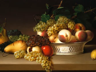 Fruits dans un panier chinois, 1822