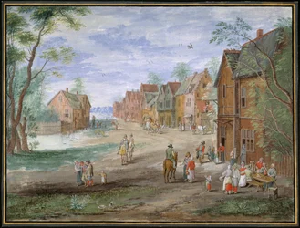 Le plein à Gouda en hiver