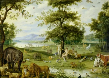 Adam et Ève dans le Jardin d