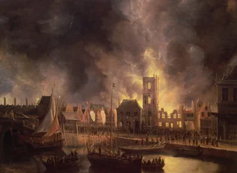 Le grand incendie dans l