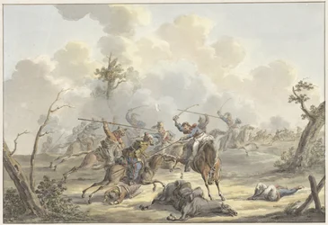 Attaque entre les Cosaques de Crimée et l