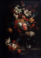 Fleurs, fin XVIIe ou XVIIIe siècle