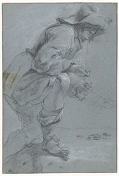 Un homme jouant du 